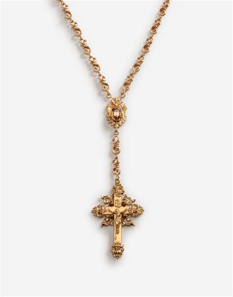 dolce and gabbana gold ring|dolce and gabbana cross necklace.